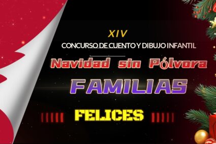 El 13 de diciembre se realiza la premiación del XIV Concurso de Cuento y Dibujo Navidad Sin Pólvora, Familias Felices 2024