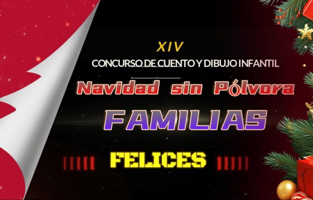 El 13 de diciembre se realiza la premiación del XIV Concurso de Cuento y Dibujo Navidad Sin Pólvora, Familias Felices 2024